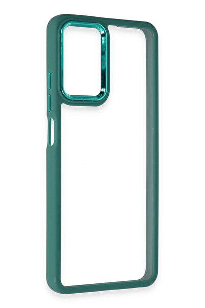 POYRAZ MARKET غطاء حماية نيو فيس ريلمي 10 برو 5 جي - أخضر كاكي