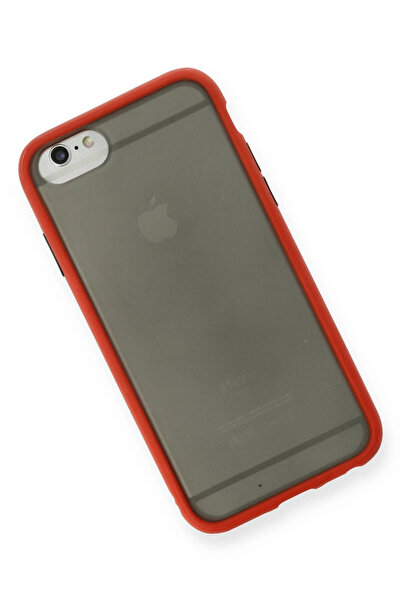 FREEDOM STOREE نيوفيس غطاء حماية سيليكون مونتريال لهاتف آيفون 6 - أحمر