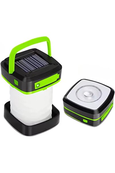 BRF PazarDunyasi Jouis Kamp Lambası Feneri Akordiyon Güneş Enerjili PowerBank...