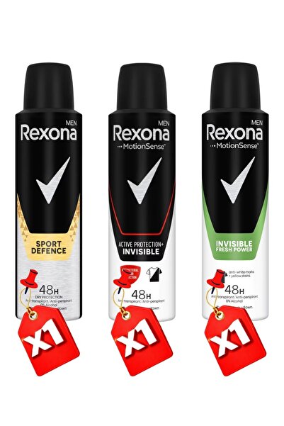 Rexona Men Motion Sense Spray Sport Defence 150Ml + Active Protection 150Ml +...