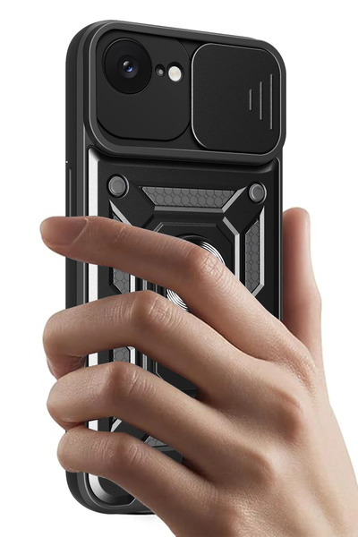 FREEDOM STOREE حافظة Newface لهاتف آيفون 16E من السيليكون مع حلقة عدسة بارس -...