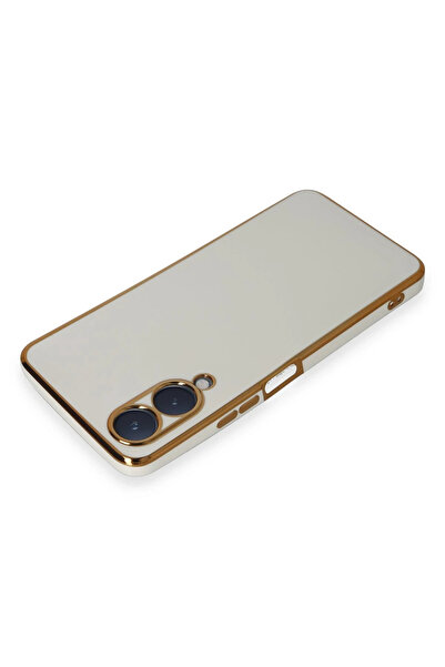 FREEDOM STOREE حافظة نيو فيس لهاتف فيفو Y17S من السيليكون - أبيض