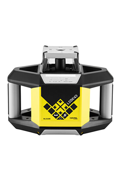 Nivel System Laser rotativ DIGITAL NL320R, fascicul roșu, plan orizontal, raz...