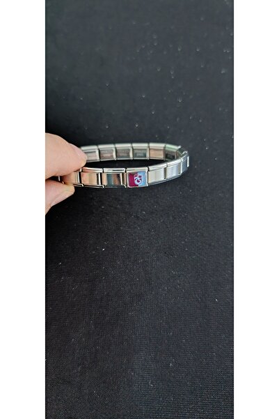 Shae Jewelry Fan Bracelet Stainless Steel Unisex Silver Color 21 cm