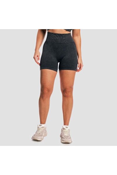 GymBeam Pantaloni scurți fără cusături pentru femei, cărbune