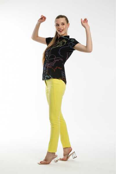 WE&ME Women's Slim Fit Lycra High Waist Jean Trousers Daily Comfortable Cut