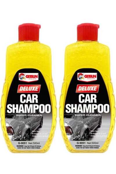 GETSUN شامبو فاخر للسيارات 500 مل (عبوة من قطعتين)