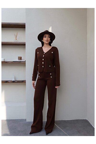 ESRAHELVACI Padded Button Detail Double Set