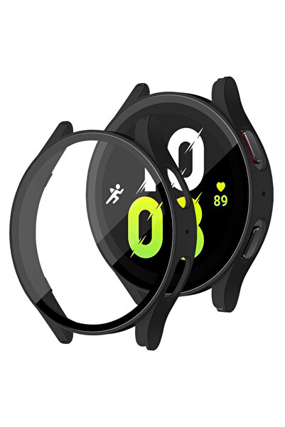 Techsuit Θήκη + μεμβράνη 360° για Samsung Galaxy Watch4 40mm Defense, μαύρη