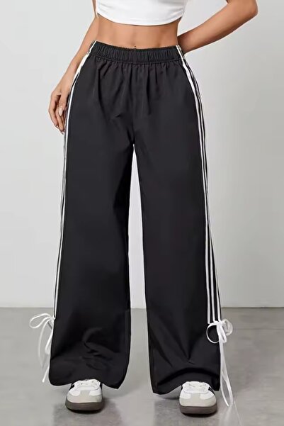 FashionForYou Casual pants, Palazzo RIVA, with stripes and decorative bows, B...