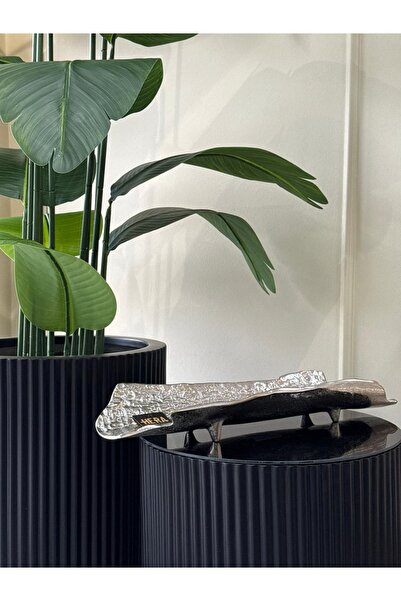 HERA DEKOR Imported Decorative Cast Plate Silver