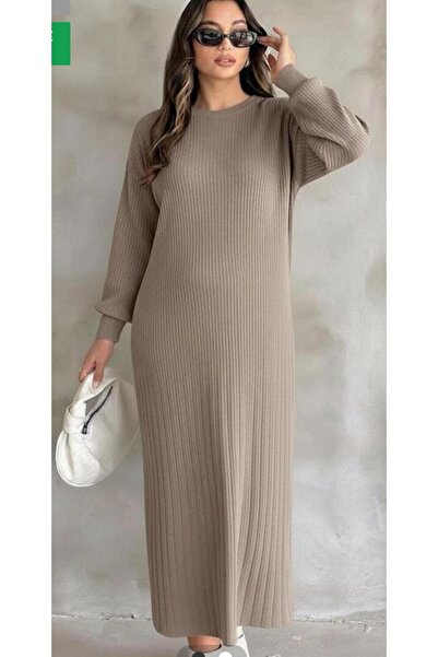 Abalı Yeni sezon kışlık üzün elbise