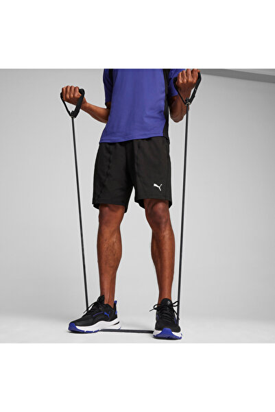 Puma Mens CLOUDSPUN 7" Knit Shorts - Black