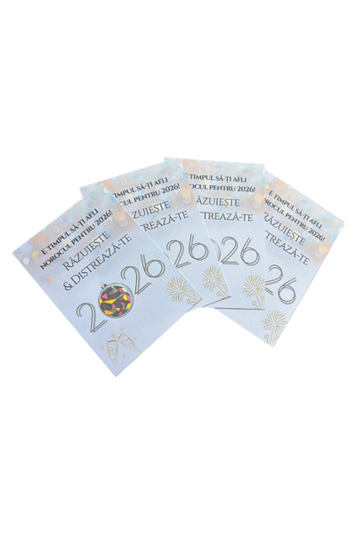 OEM Set 30 lozuri razuibile pentru Revelion/Anul Nou cu mesaje amuzante si pr...
