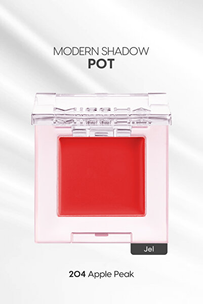 Missha Parlak Jel Dokulu Tekli Göz Farı Modern Shadow Pot (204 Apple Peak)