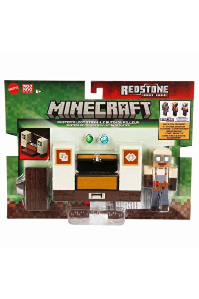 MINECRAFT Redstone Duster’s Loot Stash Oyun Seti Figür ve Sandık Aksesuarları...