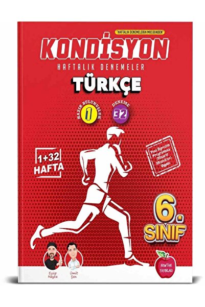Newton Yayınları Newton 6. Sınıf Türkçe 33 Hafta Kondisyon Haftalık Kazanım D...