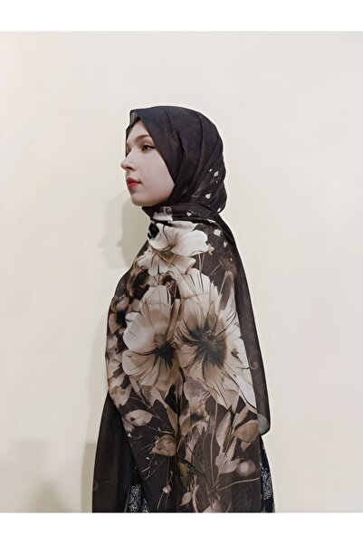 ESİMA Anemon Desen Pamuk Şal
