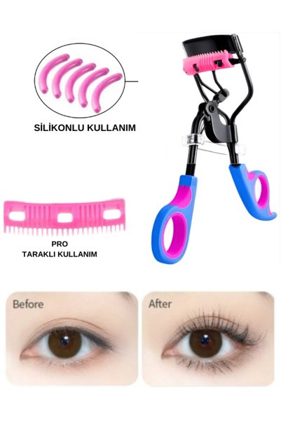 SheMask Eyelash Curler and Eyelash Scissors |   Professional Eyelash Curler That Provides Long-Lasting Curling before Mascara, Eyeliner, and Rimel
