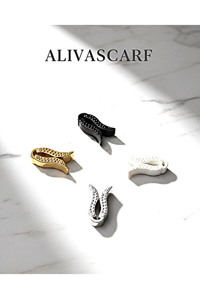 Alivascarf Tulip Shaped Scarf Shawl Turban Hijab Clip Head Cover Clip Scarf H...