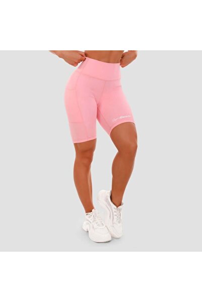 GymBeam Pantaloni scurți de motociclist pentru femei roz