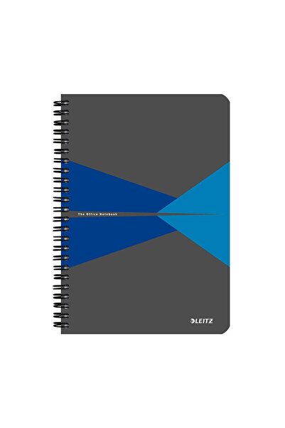 Leitz Spiral Office Notebook A5 Squared Blue Office