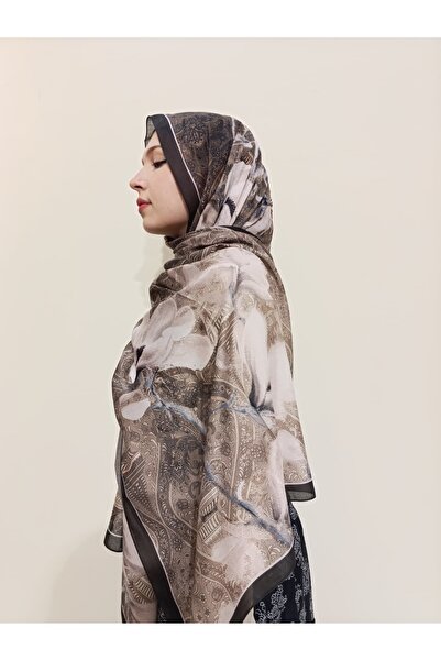 ESİMA Manolya Desen Pamuk Şal