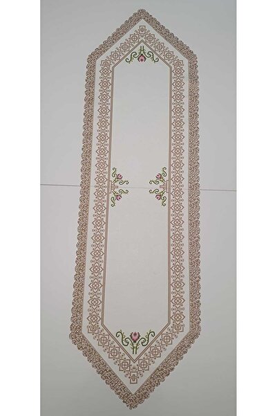 WENESSİ Lale desen renkli ranner örtüsü