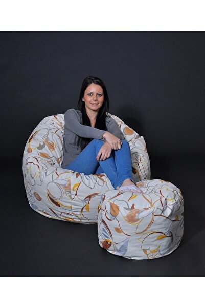 Pufrelax Set Fotoliu Matusalem cu Otoman (suport picioare), Material Textil -...