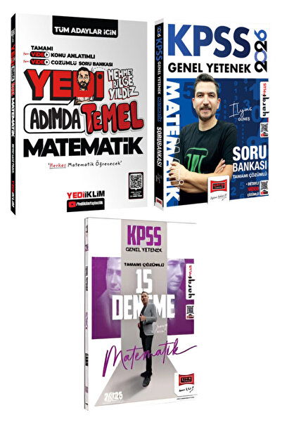 Yargı Yayınları Yedi Adımda Temel Matematik Mehmet Bilge Yıldız+ İlyas Güneş ...