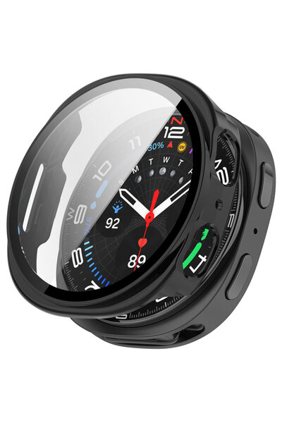 Techsuit [Pachet 360°] Husă + folie pentru Samsung Galaxy Watch 8 44 mm Defen...