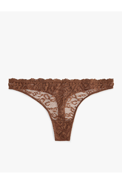 Koton Chiloți cu șnur cu dantelă, cu potrivire confortabilă