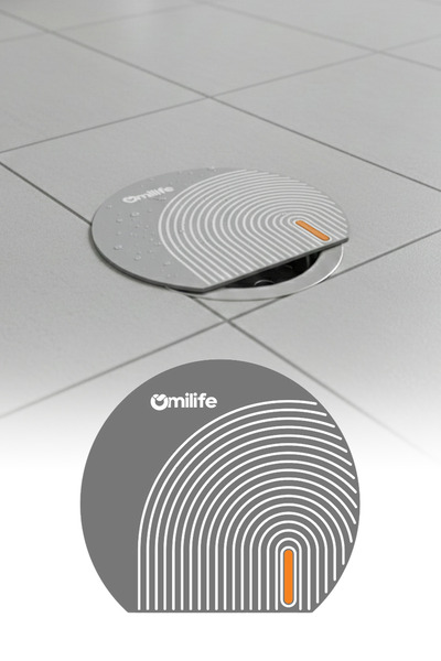 omilife Oval Çizgili Silikon Kötü Koku Önleyici Gider Kapağı – Banyo, Mutfak,...