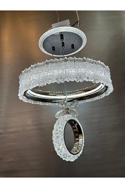 Klas Ledli üç renkli şık tasarımlı her alana uygun avize