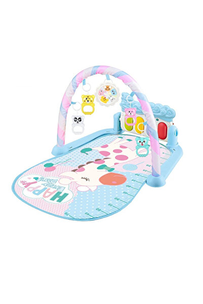 Zenva Saltea de activități 4 în 1 pentru bebeluși cu muzică și jucării senzor...