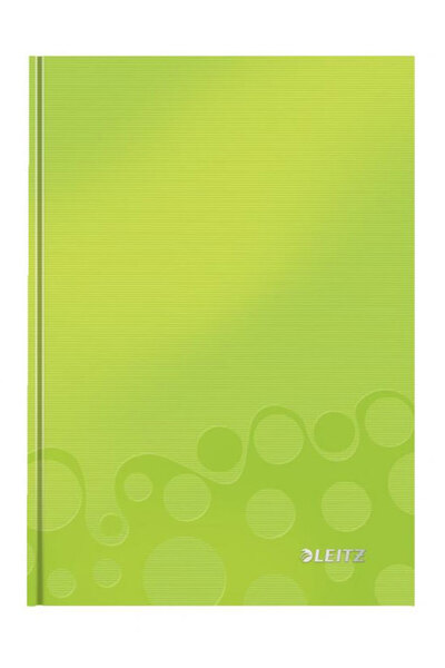 Leitz Office Notebook A5 Ruled Green Wow