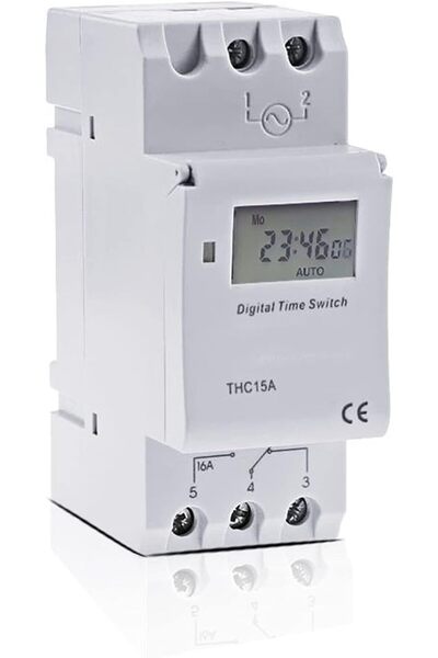 Store Programlanabilir ZAMANLAYICI ANAHTARI Röle 12V 110V 220V 16A (Renk: Pu ...