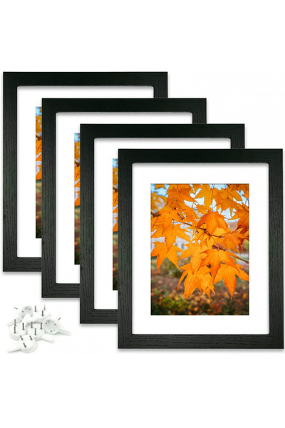 OEM Set 4 rame foto Gcelps, dimensiuni totale 28.5 x 23.2 x 1.5 cm, lemn, sti...