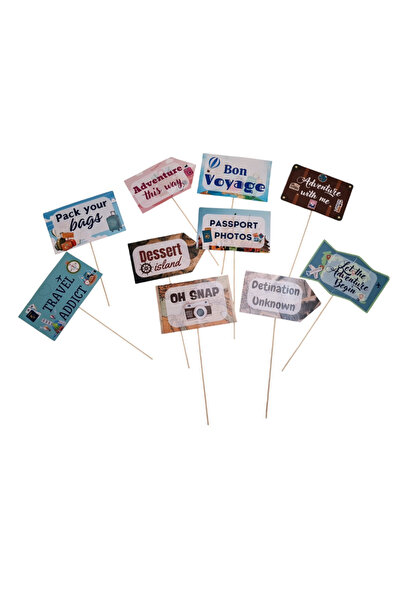 OEM Set Propsuri TRAVEL, 12×20 cm, 10 buc