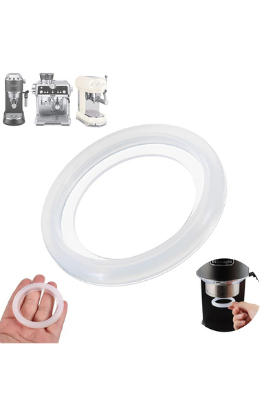 Omran Cart Silicone Steam Gasket Seal Ring 51mm for Delonghi Dedica and Smeg ...