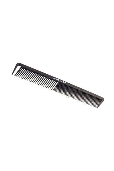 DEPOT Accesorii nr. 703 Carbon, pieptene din plastic pentru păr, negru