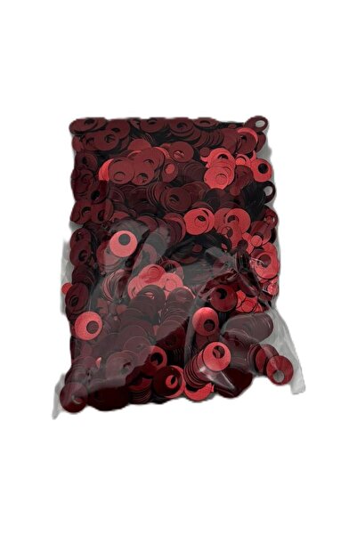 angel çanta aksesuar Burgundy Color 1 cm Sequins 40 Gr