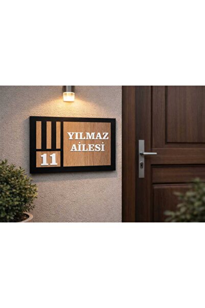 hibiscus Kişiye Özel Pleksi Kapı İsimliği ve Numarası