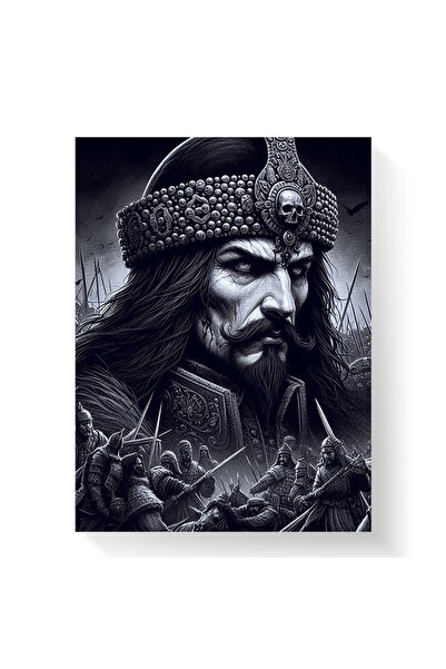 Printees Painting - Vlad the Impaler's Fight - Canvas on frame