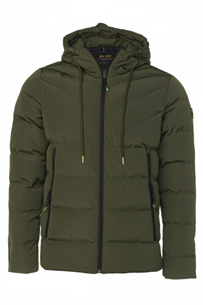 SİVAİST GEACĂ ȘI PALTON BĂRBĂTESC VERDE, IMPERMEABIL ȘI REZISTENT LA VÂNT, CU...