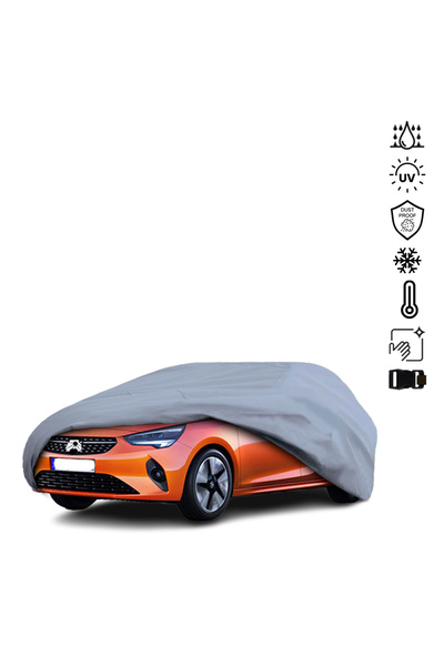 ULTRASHOP Opel Corsa E (2014 – 2019) Su Geçirmez Araba Brandası Dış Mekan Oto...