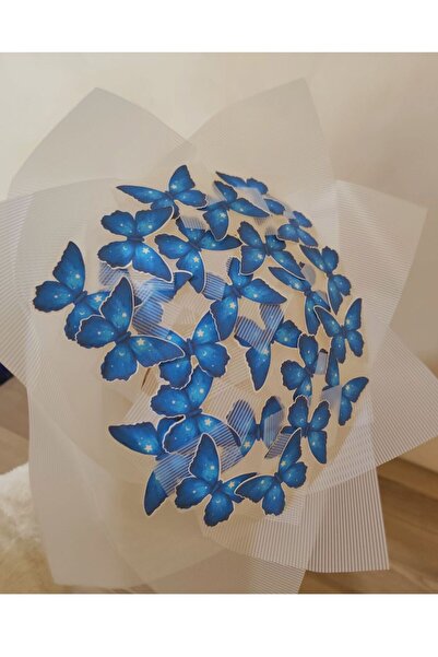MEDUSAART Işıklı Kelebek buketi 24 Kelebekli led ışıklı kelebek buketi