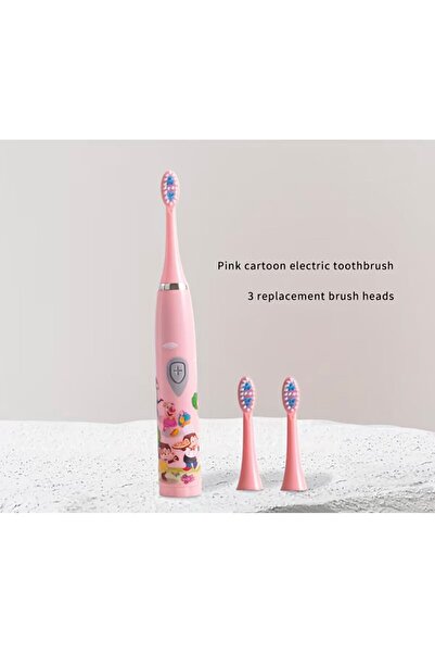 OEM Periuta electrica pentru copii cu perii moi si baterii, design atractiv, ...