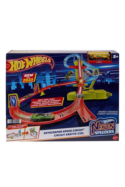 HOT WHEELS ® Neon Yarışlar Çoklu Yarış Heyecanı Pist Seti HPC07