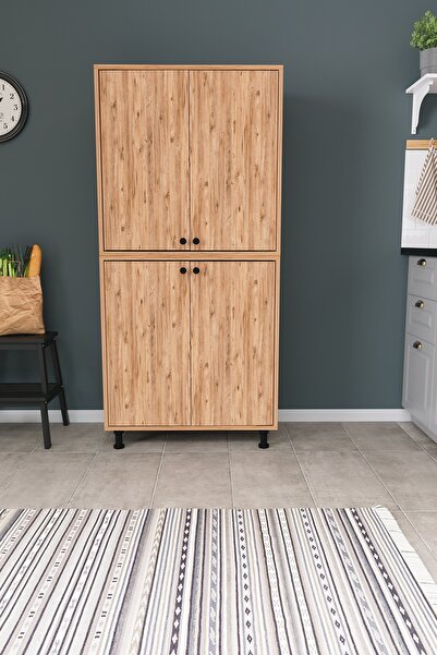 DEKORFİM DF13102 Çok Amaçlı Dolap , Mutfak Kiler Dolabı, Banyo & Temizlik Dol...